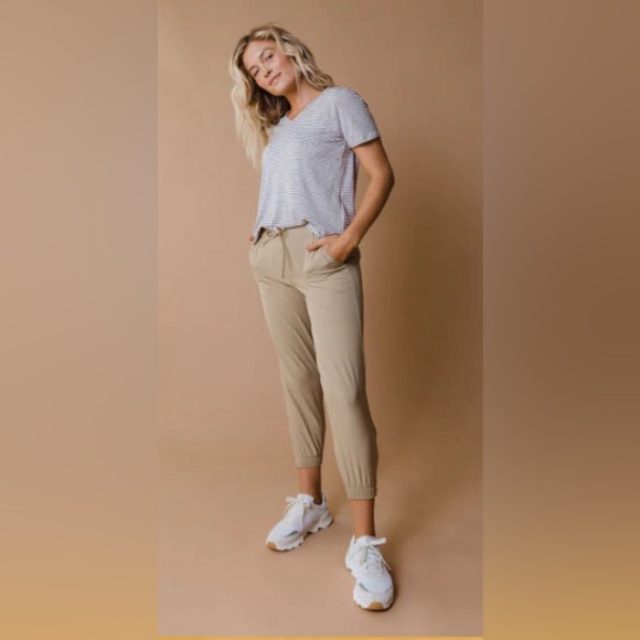 Albion Pants - Albion Fit Heather Khaki Jetsetters